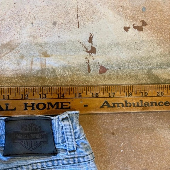 Vintage light wash Harley Davidson jeans Measure 30x34 - Picture 5 of 6